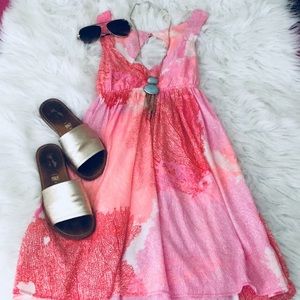 Roxy Pink High Low Dress